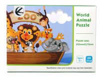 Puzzle ZOO układanka dla dzieci 24 elementy