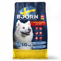 SUCHA KARMA DLA PSA BJORN PREMIUM ADULT Z WOŁOWINA 33% MIĘSA 10 kg BEZ GMO