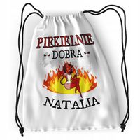 Plecak Dla Natalii Sportowy Szkolny Worek Torba Z Nadrukiem Ze Zdjęciem