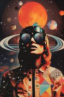 Plakat 20x30cm Kosmiczne Wizje