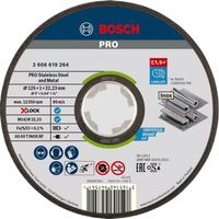 Korundowa tarcza tnąca PRO do metalu i stali 125 × 1 × 22,23 mm oSa BOSCH