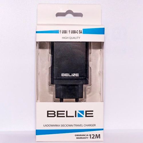 beline ład. siec. 1xusb i 1xusb-c 5a 18wczarny/black (only head) na Arena.pl