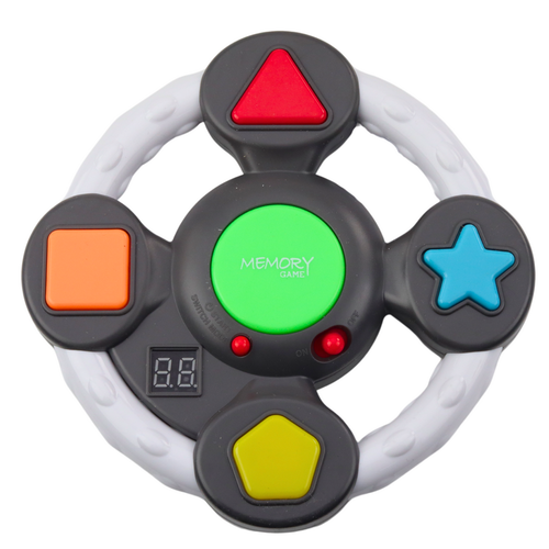 Elektroniczna Gra Logiczna Memory Kierownica Zręcznościowa Światła Dźwięki na Arena.pl