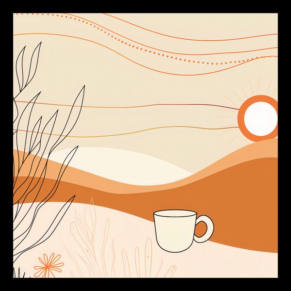Plakat 30x30cm Ranna Pora zdjęcie 2
