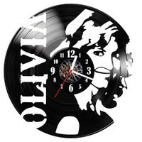 Zegar ścienny z płyty winylowej Olivia 1627.14