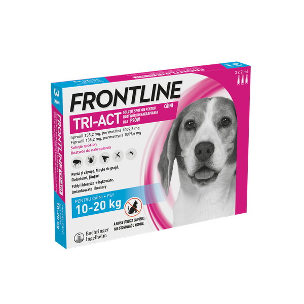 FRONTLINE Tri-Act Dla Psów 3x2ml zdjęcie 1