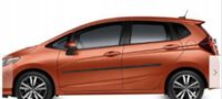 Honda Jazz - Listwy CZARNE Boczne Drzwi