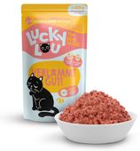 Zdrowa karma dla kota bez zbóż, cukru, GMO Lucky Lou DRÓB i JAGNIĘCINA 125g