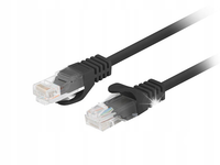 Patchcord Lanberg UTP kat.6 1,5m czarny 10-Pack