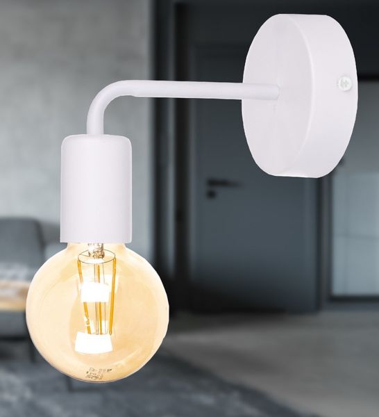 Kinkiet 1xE27 NIXON WHITE/GOLD zdjęcie 2