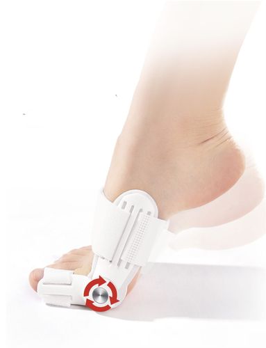 Uniwersalny aparat na haluksy regulowany separator korekcyjny biała orteza na Arena.pl