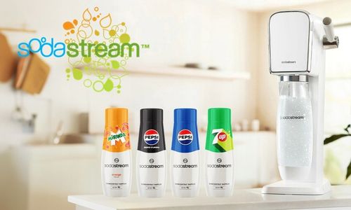 4x SYROP KONCENTRAT SODASTREAM 7UP MIRINDA PEPSI / MAX 9L NAPOJU z 440ml na Arena.pl