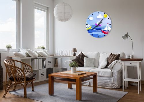 Zegar Ścienny - Statek Rysunek - 60X60 Cm - C3Ar60X60-2964 na Arena.pl