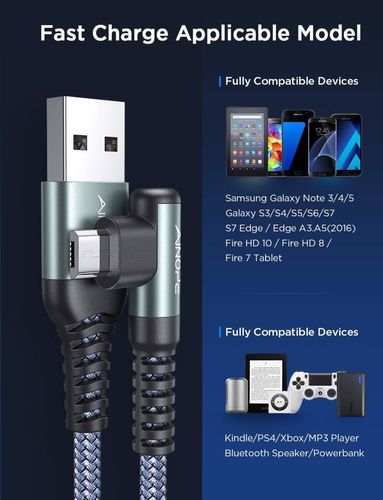 Kabel USB + Micro USB 2M   AINOPE H331-2M 2szt na Arena.pl