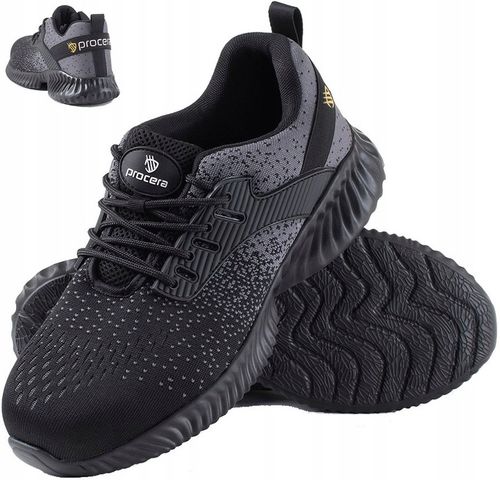 Buty robocze męskie półbuty LEKKIE OCHRONNE BHP S1 SPORTOWE z noskiem r.40 na Arena.pl