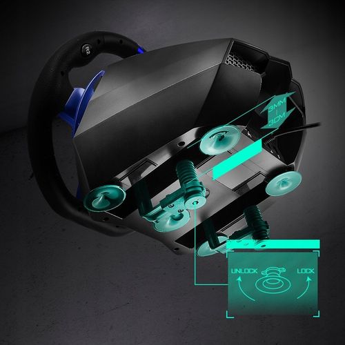 F111 FLASHFIRE Kierownica 900° PC/PS5/Switch z wibracjami 3 pedały 6 biegów na Arena.pl