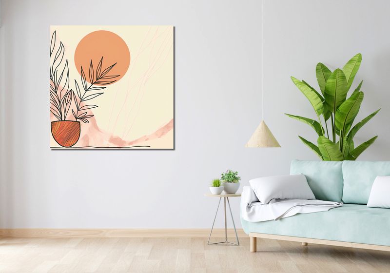 Obraz 100x100cm Widok nad Pustynią zdjęcie 2