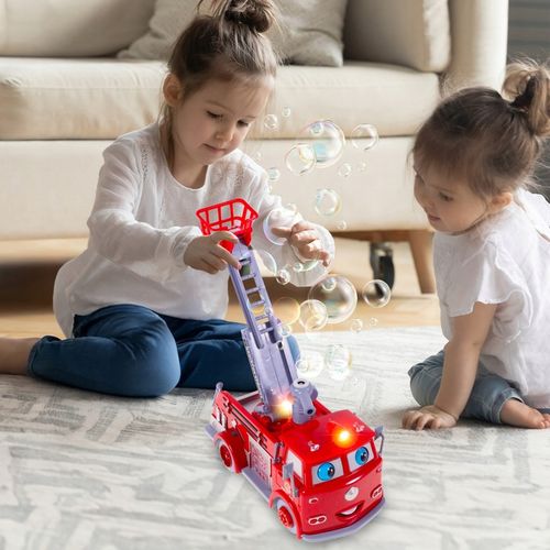 WÓZ STRAŻACKI NA BAŃKI MYDLANE STRAŻ POŻARNA EDEK AUTO DO BANIEK SAMOCHÓD na Arena.pl