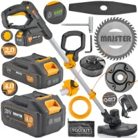 PODKASZARKA AKUMULATOROWA KOSA OGRODOWA WYKASZARKA DO TRAWY 2XAKU