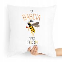 Poduszka Prezent Na Dzień Babci Babcia Jest Osom Z Nadrukiem Ze Zdjęciem