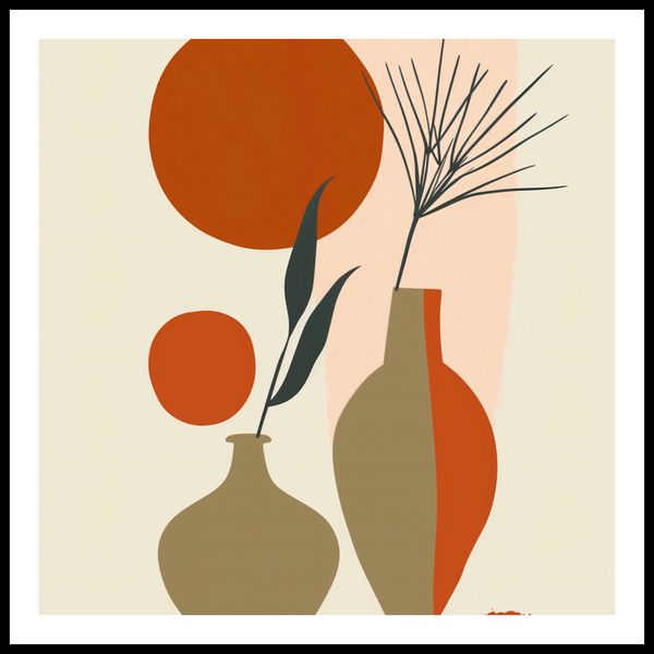 Plakat 60x60cm Wazy w Czerwieni zdjęcie 3