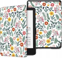 ETUI POKROWIEC NA KINDLE 6 CALI MOTYW KWIATOWY KWIATY UNIWERSALNY CIENKI