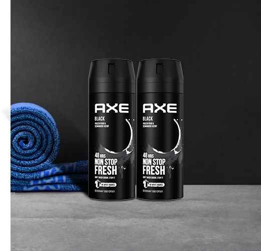 AXE Black dezodorant dla mężczyzn 2x150 ml DEO zdjęcie 4
