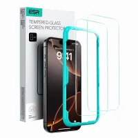Szkło hartowane ESR Tempered Glass 2-PACK na iPhone 16 - przezroczyste