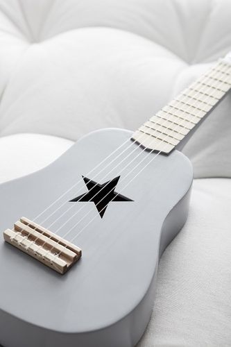 Drewniana gitara - szara na Arena.pl