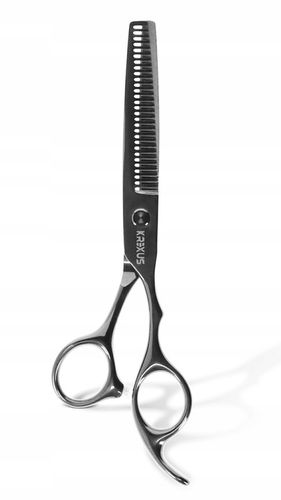 Profesjonalne Nożyczki do Strzyżenia Psów Kotów Czarne Zestaw Etui Grzebień na Arena.pl