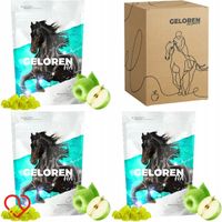 Geloren Horse HA jabłkowy dla koni żelki kolagen 3 x (60szt, 450g)