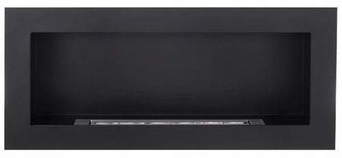 Biokominek WISZĄCY 90cm NAŚCIENNY czarny do ZABUDOWY na Arena.pl