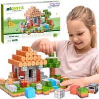 WOOPIE Klocki Magnetyczne Konstrukcyjne Świat Klocków 108 el.