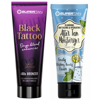 Supertan Black Tattoo + After Tan Po Opalaniu Gratis