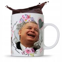 Kubek Full Print Prezesa Jarosław Kaczyński Pis Z Nadrukiem Ze Zdjęciem