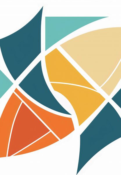 Plakat 68x98cm Geometria Wiatru zdjęcie 1
