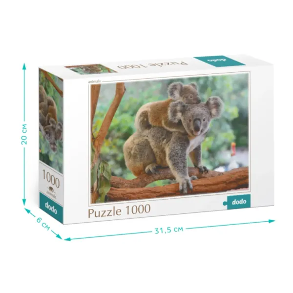 Puzzle 1000 elementów. Koala i jej mama zdjęcie 5