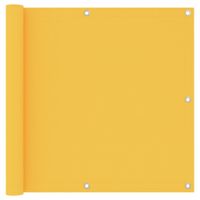 Parawan balkonowy, żółty, 90x500 cm, tkanina Oxford