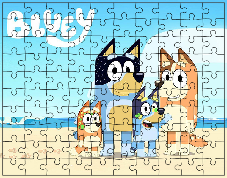 Puzzle Bluey zdjęcie 1