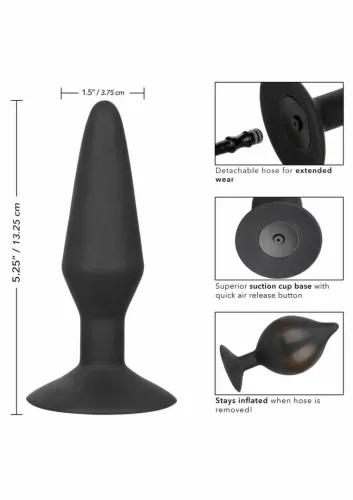 calexotics large silicone inflatable plug - duży model silikonowy z pompką na Arena.pl