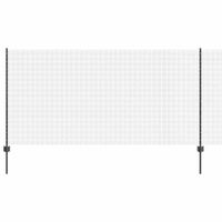 Ogrodzenie z słupkami Szary 1.2 x 10 m Stal