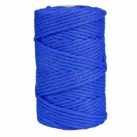 SZNUREK bawełniany niebieski 5mm 100m