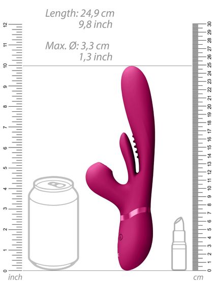 Kura - Thrusting G-Spot Vibrator with Flapping Tongue zdjęcie 8