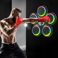 MASZYNA DO BOKSU Z BLUETOOTH MUZYKA LED 3 POZIOMY PRĘDKOŚCI SPORT PREZENT