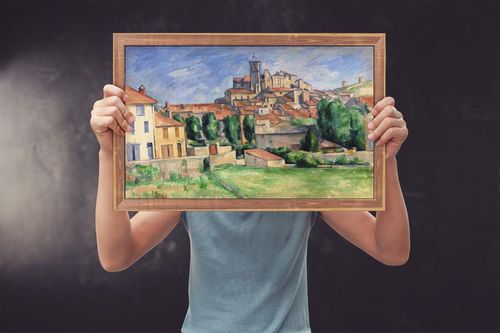 Gardanne, Paul Cézanne - plakat 84,1x59,4 cm na Arena.pl
