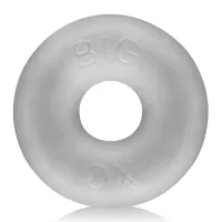 oxballs big ox okrągły pierścień silikonowy przezroczysty 5,7 cm