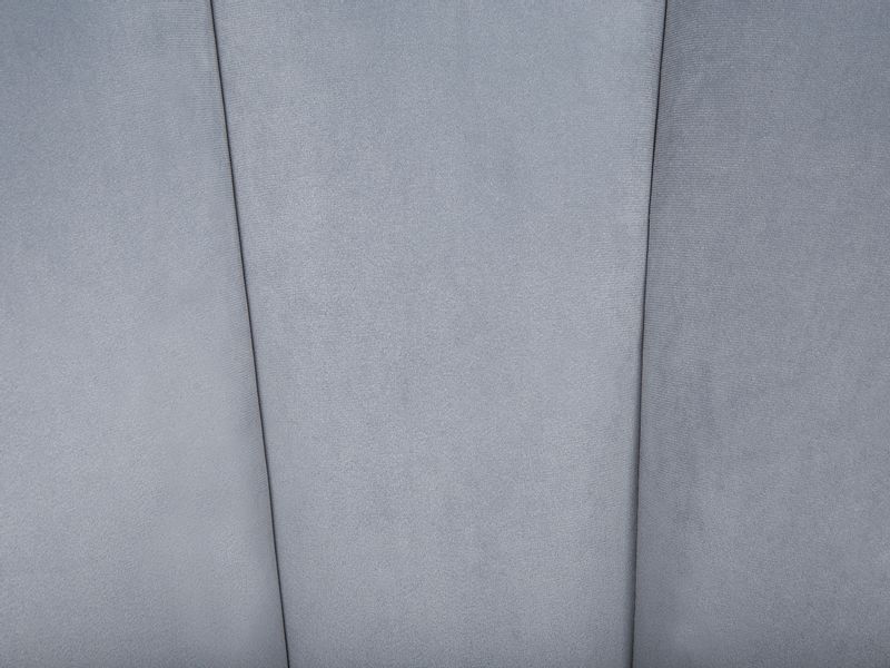 Fotel welurowy szary DALA zdjęcie 8