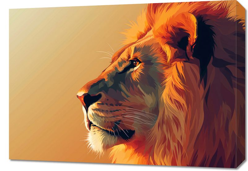 Obraz 70x50cm Król zdjęcie 1