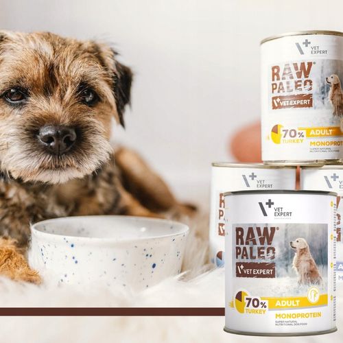 Mokra karma dla psów dorosłych indyk Raw Paleo 12 x puszka 800g na Arena.pl