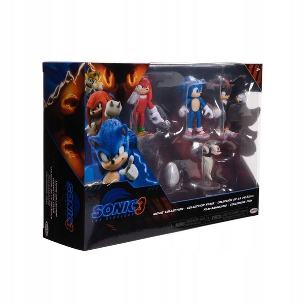 ZESTAW FIGUREK SONIC 3 THE HEDGEHOG 5 ELEMENTÓW SHADOW KNUCKLES zdjęcie 6